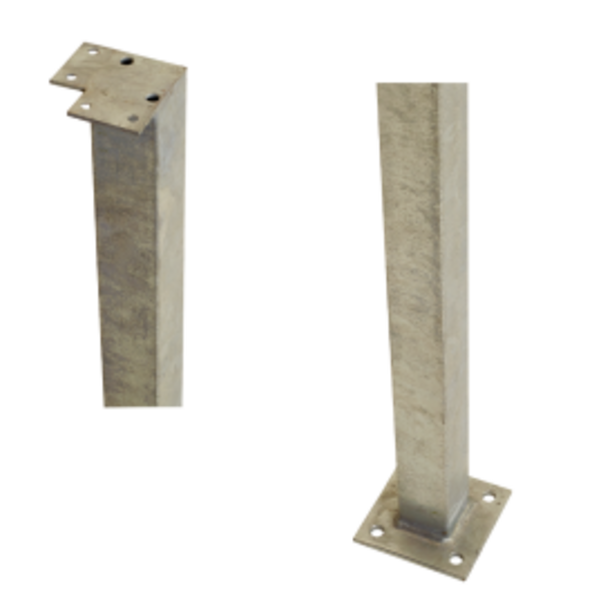 Metal baluster 4,5x4,5x103,3cm for angled deck railing