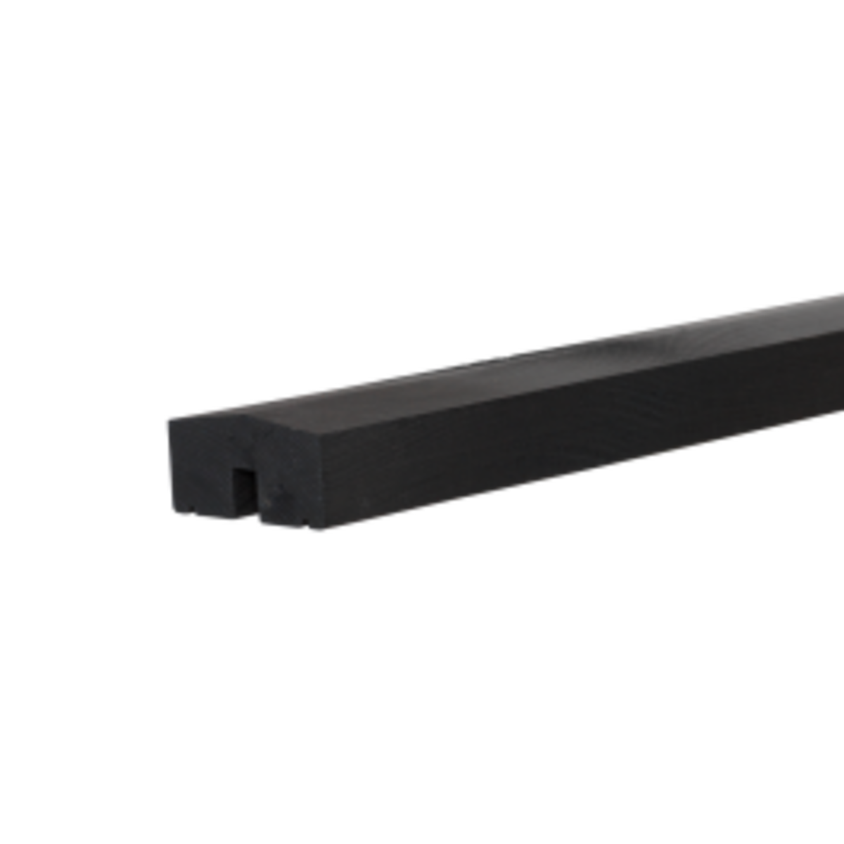 KLINK Middle Fence Capping Rail 6,8 x 174cm - Stained black