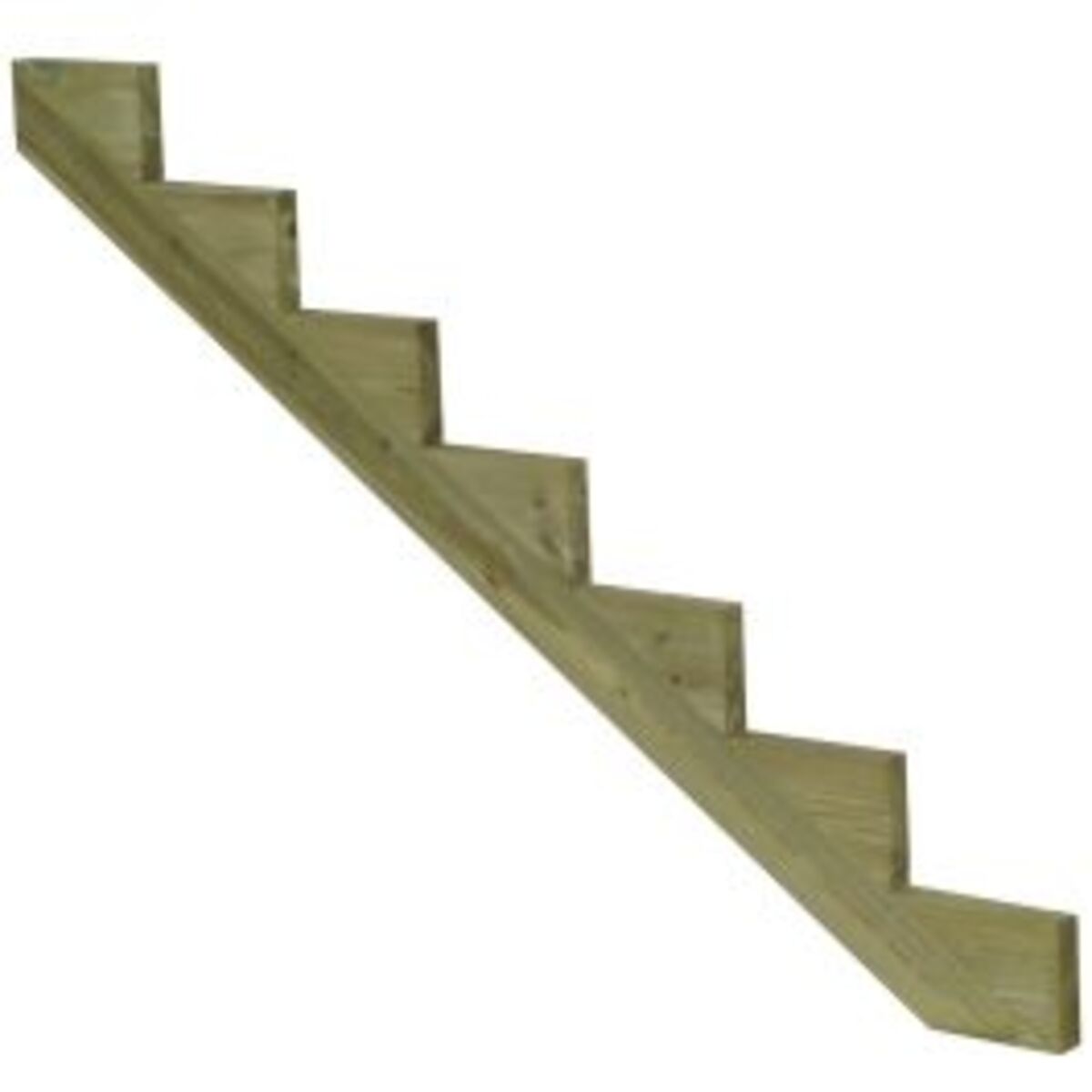 Deck stair stringer 7 steps pressure treated wood-h119cm