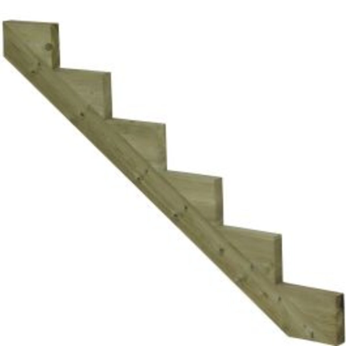 Deck stair stringer 6 steps pressure treated wood-h102cm