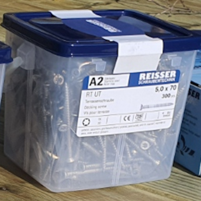 Decking screw stainless steel 5x70mm Reisser RT-UT A2