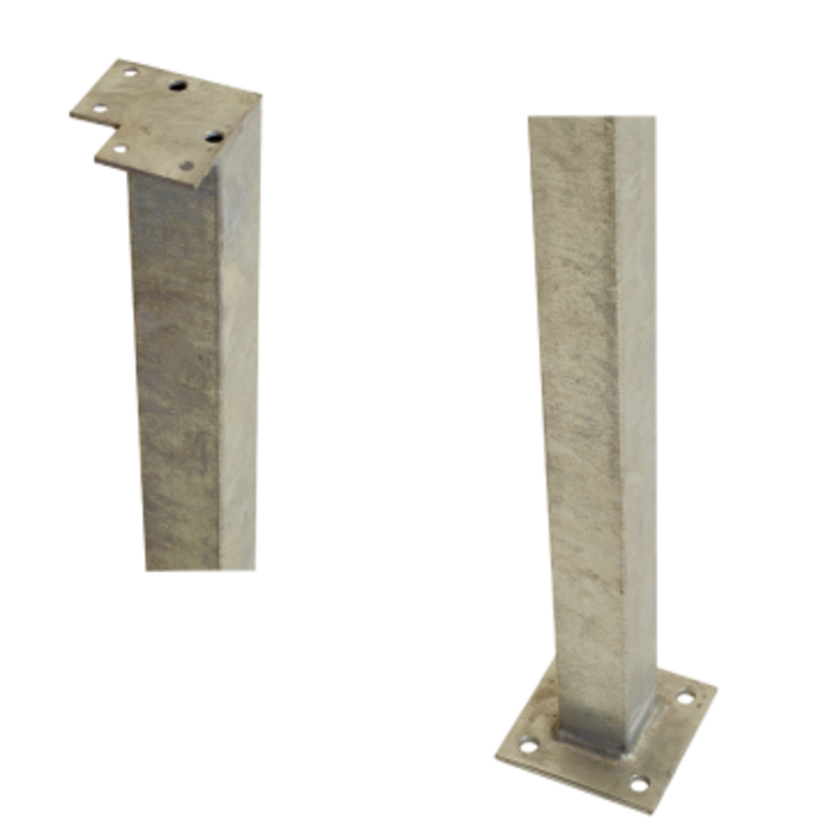 Metal baluster 4,5x4,5x103,3cm for angled deck railing