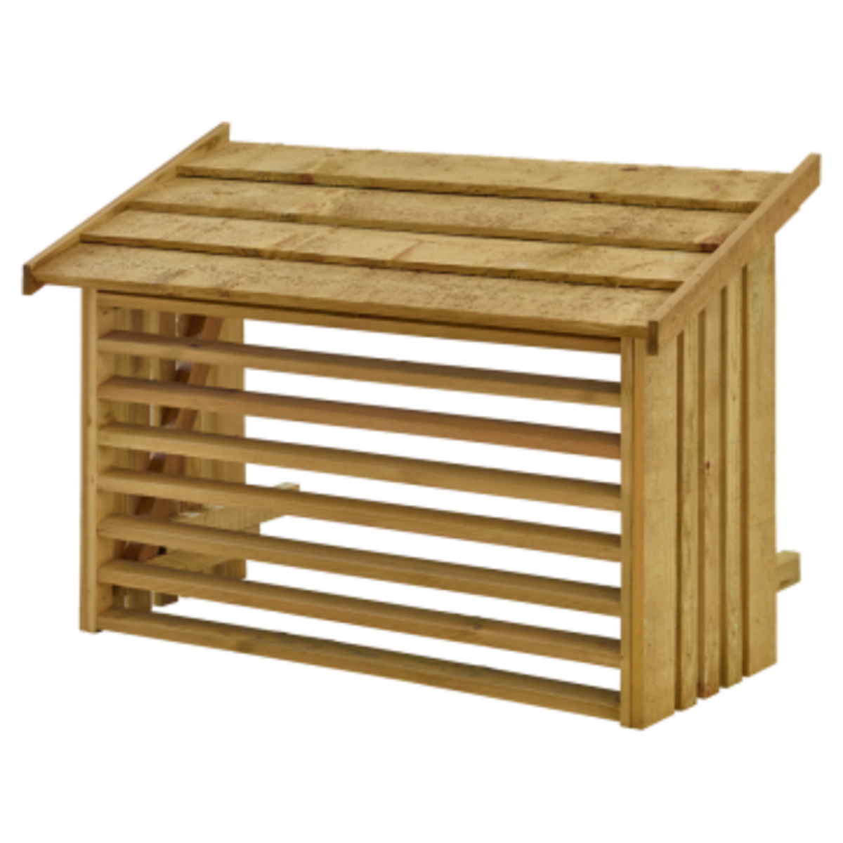 Air conditioner cover out of pressure treated wood 96x56x78cm