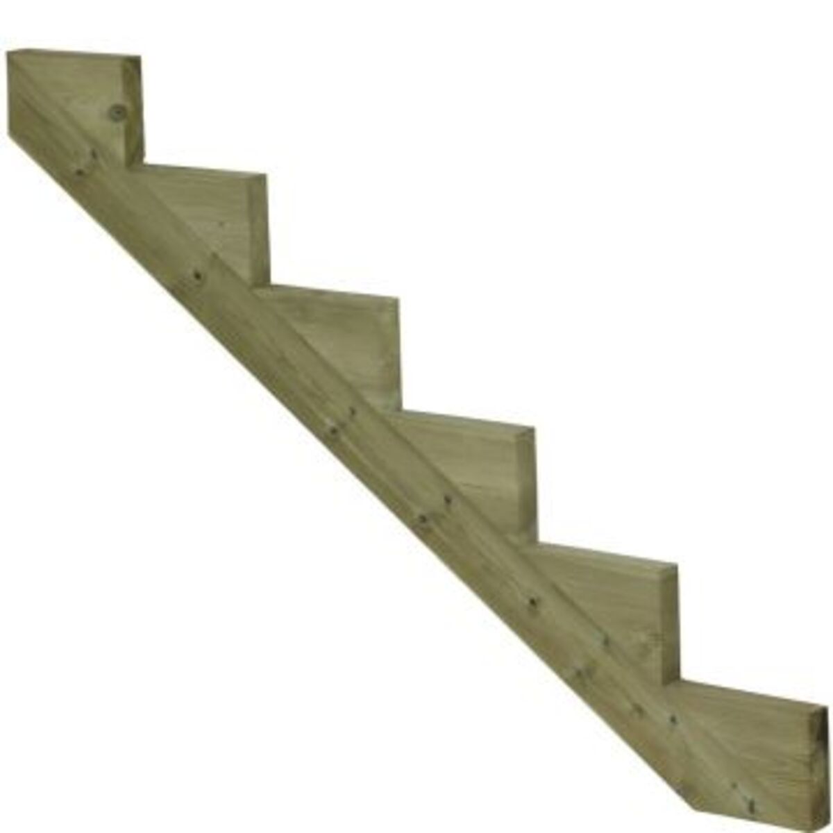 Deck stair stringer 6 steps pressure treated wood-h102cm