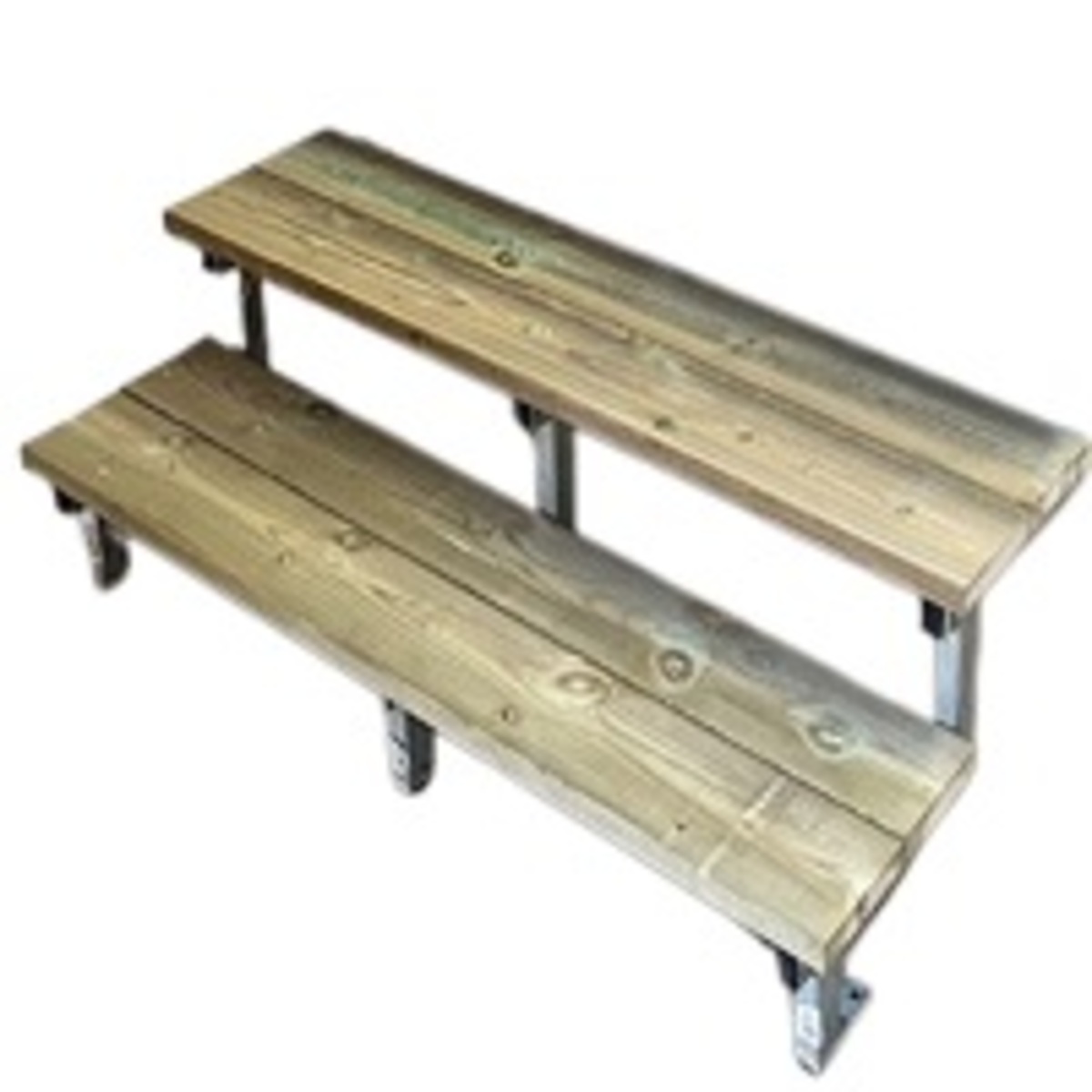 deck stairs 2 steps type C - height 35cm