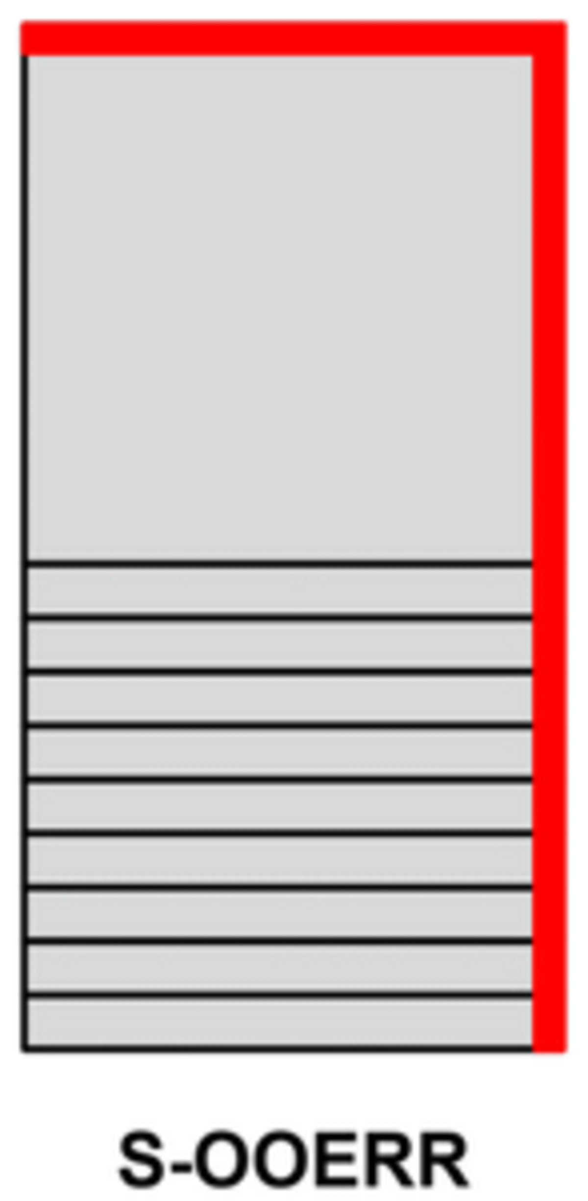 Aussentreppe Holz mit Podest, Treppengel&auml;nder nur Rechts, Podest mit &Ouml;ffnung Links, andere Seiten mit Gel&auml;nder.