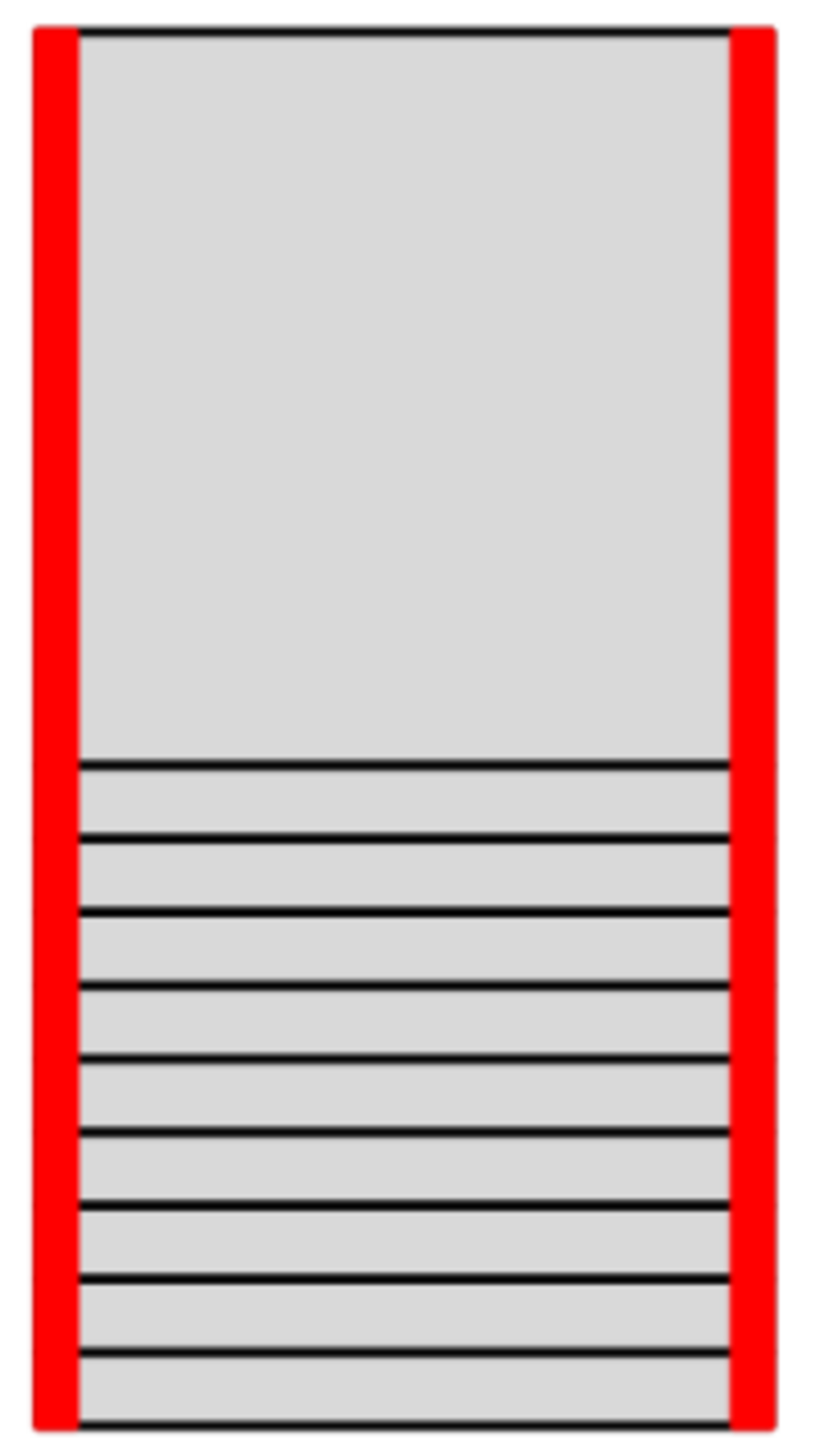 Balustrade trap met opening rechtdoor Balustrade trap met opening rechtdoor